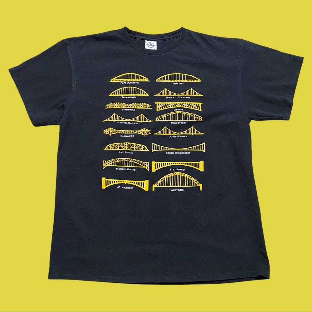 Delta Pittsburgh Pennsylvania Bridges Tee